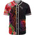 Tuvalu Baseball Shirt - Tropical Hippie Style Unisex Black - Polynesian Pride