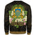 Tuvalu Sweatshirt - Polynesian Gold Patterns Collection - Polynesian Pride