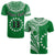 (Custom Text and Number) Cook Islands Tatau T Shirt Symbolize Passion Stars Version Green LT13 Green - Polynesian Pride