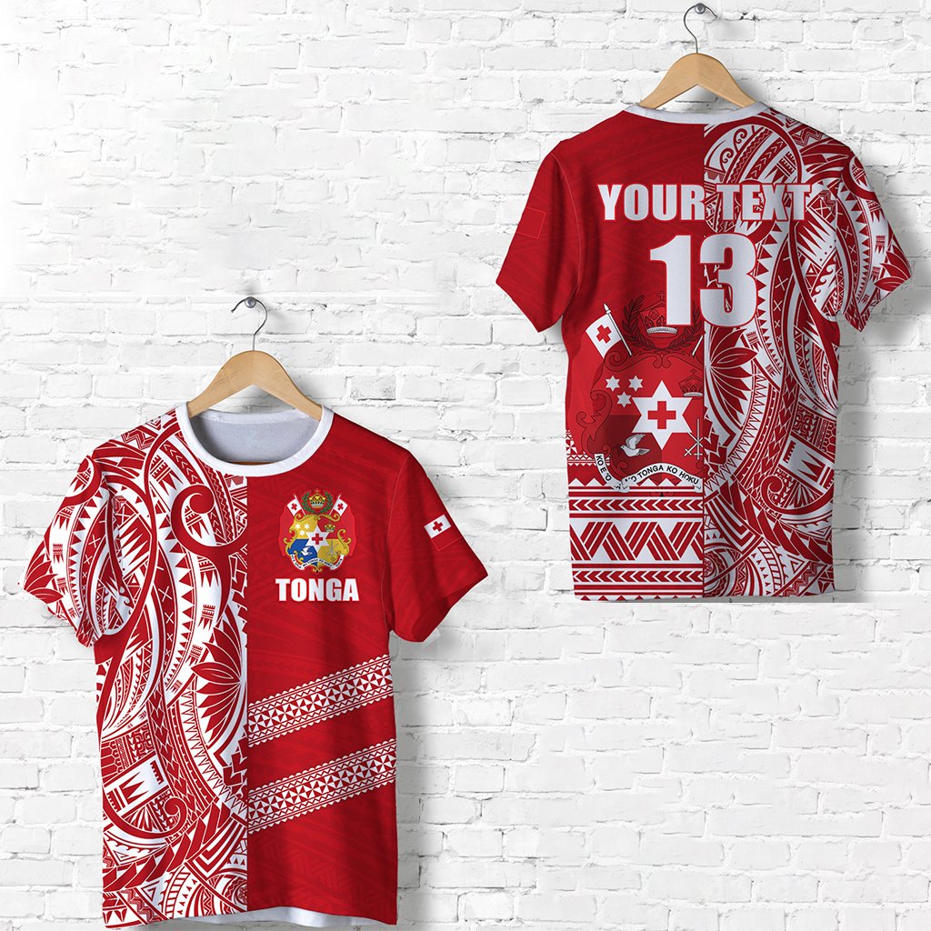 Custom Tonga Rugby T Shirt Rustic Unisex Red - Polynesian Pride