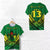 Custom Cook Islands Rugby T Shirt Simple Polynesian Custom Text and Number LT13 Unisex Green - Polynesian Pride