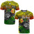 Custom The Shaka Hawaii T Shirt Tropical Flowers Reggae Version LT13 Reggae - Polynesian Pride