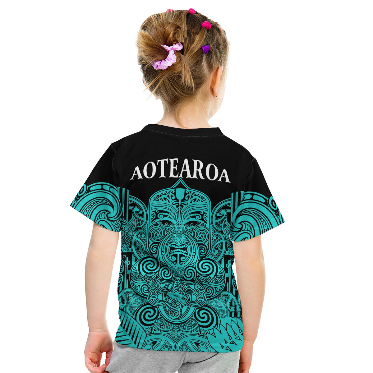 New Zealand Tiki Rugby T Shirt NZ Maori Koru Pattern Ver.02 LT14 - Polynesian Pride