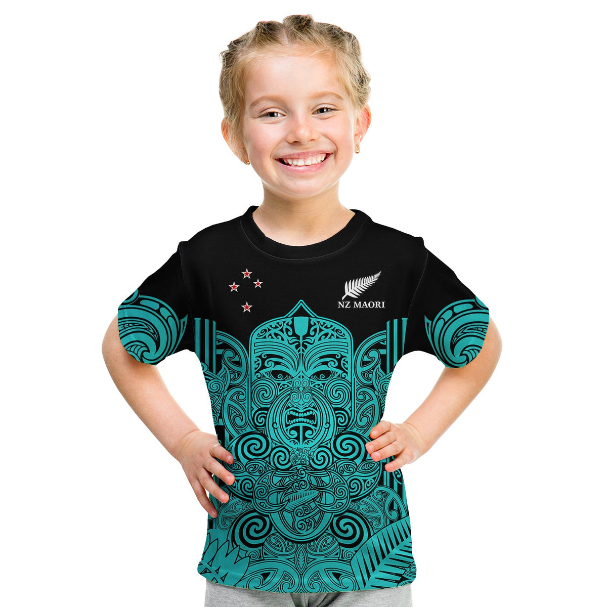 New Zealand Tiki Rugby T Shirt NZ Maori Koru Pattern Ver.02 LT14 - Polynesian Pride