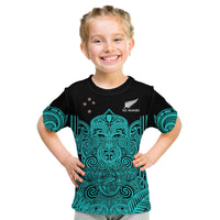 New Zealand Tiki Rugby T Shirt NZ Maori Koru Pattern Ver.02 LT14 - Polynesian Pride