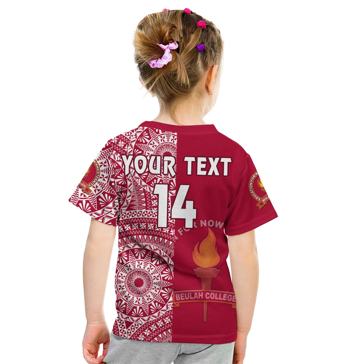 (Custom Text and Number) Beulah Tonga College T Shirt Class of Year Tongan Ngatu Pattern LT14 - Polynesian Pride