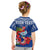 (Custom Personalised) Guam Chamorro T Shirt KID Guaman Latte Stone Tropical Flowers Blue Version LT14 - Polynesian Pride