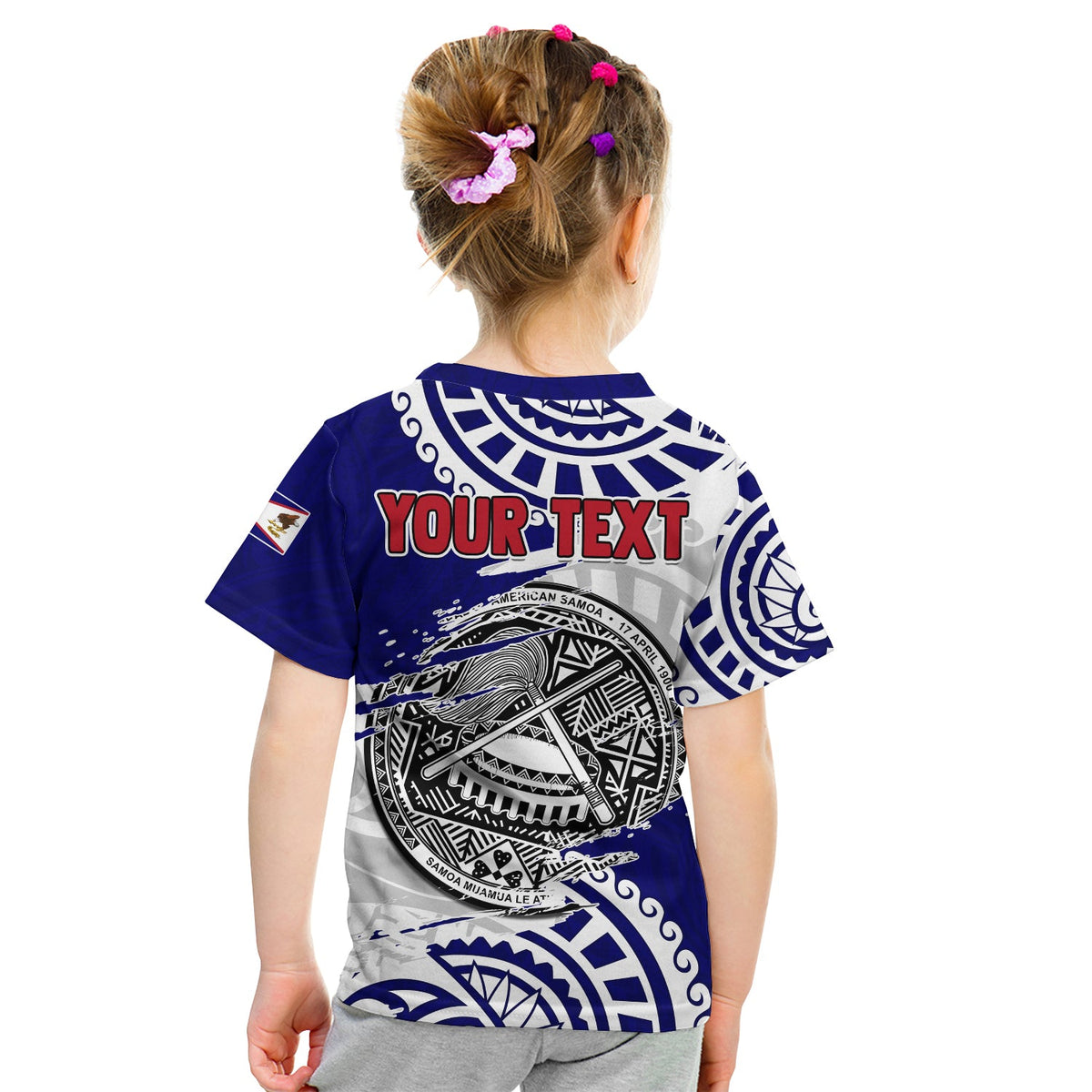 (Custom Personalised) American Samoa Independence Day T Shirt KID Polynesian Special Version LT14 - Polynesian Pride