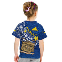 Tokelau T Shirt National Badge Polynesian Happy 74th Independence Anniversary LT14 - Polynesian Pride