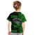 Hawaii T Shirt Kakau Warrior Helmet Gradient Green Polynesian LT14 - Polynesian Pride