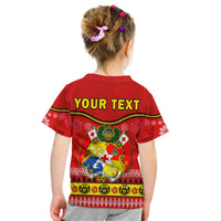 Custom Tonga Christmas T Shirt Tongan Ngatu Kilisimasi Fiefia LT14 - Polynesian Pride