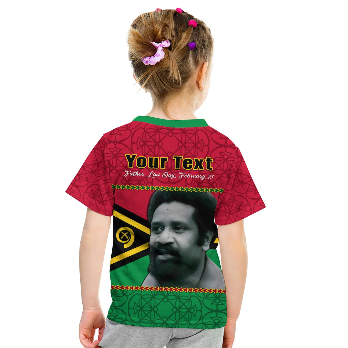 Custom Vanuatu T Shirt Vanuatuan Flag Sand Drawing Happy Father Lini Day LT14 - Polynesian Pride