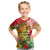 Aloha Poly Fest T Shirt Polynesian Pattern With Tropical Flowers LT14 Kid Reggae - Polynesian Pride