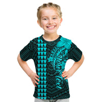 Custom Hawaii T Shirt Kakau Kanaka Maoli Combine Polynesian Shark Ver.04 LT14 - Polynesian Pride