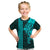 (Custom Personalised) Hawaii T Shirt KID Kakau Kanaka Maoli Combine Polynesian Shark Ver.04 LT14 - Polynesian Pride