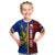 (Custom Personalised) Philippines T Shirt KID Pilipinas Sun Mix Polynesian Pattern LT14 - Polynesian Pride