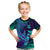 (Custom Personalised) Polynesian T Shirt KID Purple Paradise Hawaiian Tribal Hammerhead Shark LT14 - Polynesian Pride