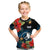 (Custom Personalised) Yap State T Shirt KID FSM Hibiscus Flowers Mix Polynesian LT14 - Polynesian Pride