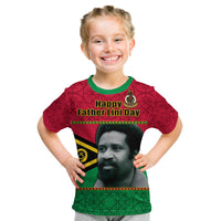 Custom Vanuatu T Shirt Vanuatuan Flag Sand Drawing Happy Father Lini Day LT14 - Polynesian Pride