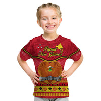 Papua New Guinea Christmas T Shirt Bird Of Paradise Bikpela Hamamas Blong Dispela Krismas LT14 - Polynesian Pride