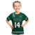 (Custom Text And Number) Hawaii Football T Shirt KID Kakau Rainbow Warriors Helmet Go Bows LT14 - Polynesian Pride