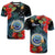 Custom Federated States of Micronesia T Shirt Hibiscus Flowers FSM Seal Polynesian LT14 Black - Polynesian Pride