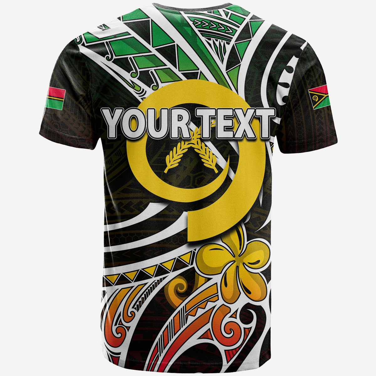 Custom Vanuatu T Shirt Tribal Tattoo No.1 LT6 - Polynesian Pride
