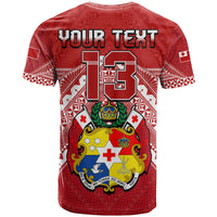 (Custom Text and Number) Tonga Rugby MMT T Shirt Ngatu Mate Maa Tonga Special LT13 - Polynesian Pride