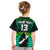 (Custom Text and Number) Aotearoa Fern T Shirt KID New Zealand Hei Tiki Green Style LT13 - Polynesian Pride