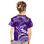 Custom Hawaii Flowers Wave T Shirt Kanaka Maoli Purple Polynesian LT13 - Polynesian Pride