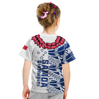 Toa Samoa Rugby T Shirt Siamupini Ula Fala White LT13 - Polynesian Pride