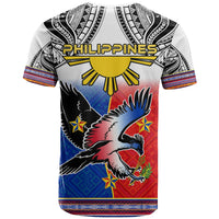 Philippines T Shirt Polynesian Filipino Pattern With Eagle LT14 - Polynesian Pride