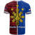 Custom Philippines T Shirt Pilipinas Sun Mix Polynesian Pattern LT14 - Polynesian Pride