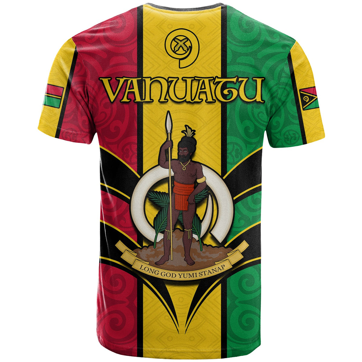 Custom Vanuatu T Shirt Pig Tusk Polynesian LT13 - Polynesian Pride