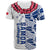 Toa Samoa Rugby T Shirt Siamupini Ula Fala White LT13 - Polynesian Pride