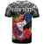 Custom Guam Chamorro T Shirt Guaman Latte Stone Tropical Flowers Black Style LT14 - Polynesian Pride