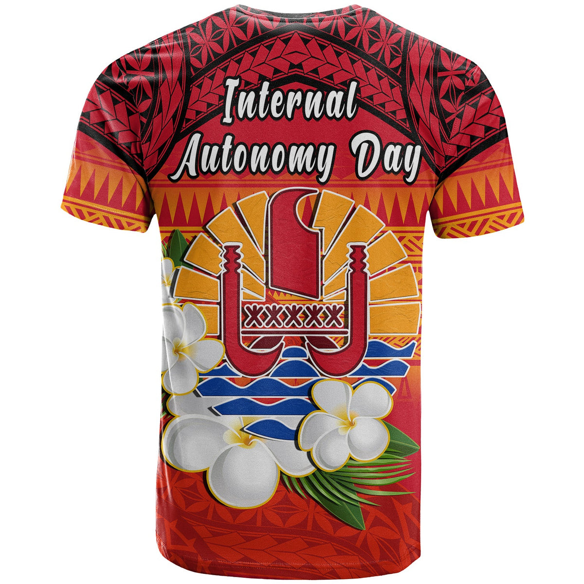 French Polynesia T Shirt Happy Internal Autonomy Day Special Version LT14 - Polynesian Pride