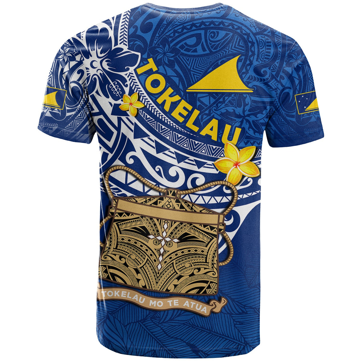 Tokelau T Shirt National Badge Polynesian Happy 74th Independence Anniversary LT14 - Polynesian Pride