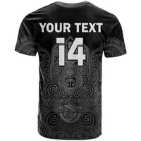 (Custom Text and Number) New Zealand Tiki Rugby T Shirt NZ Maori Koru Pattern Ver.01 LT14 - Polynesian Pride