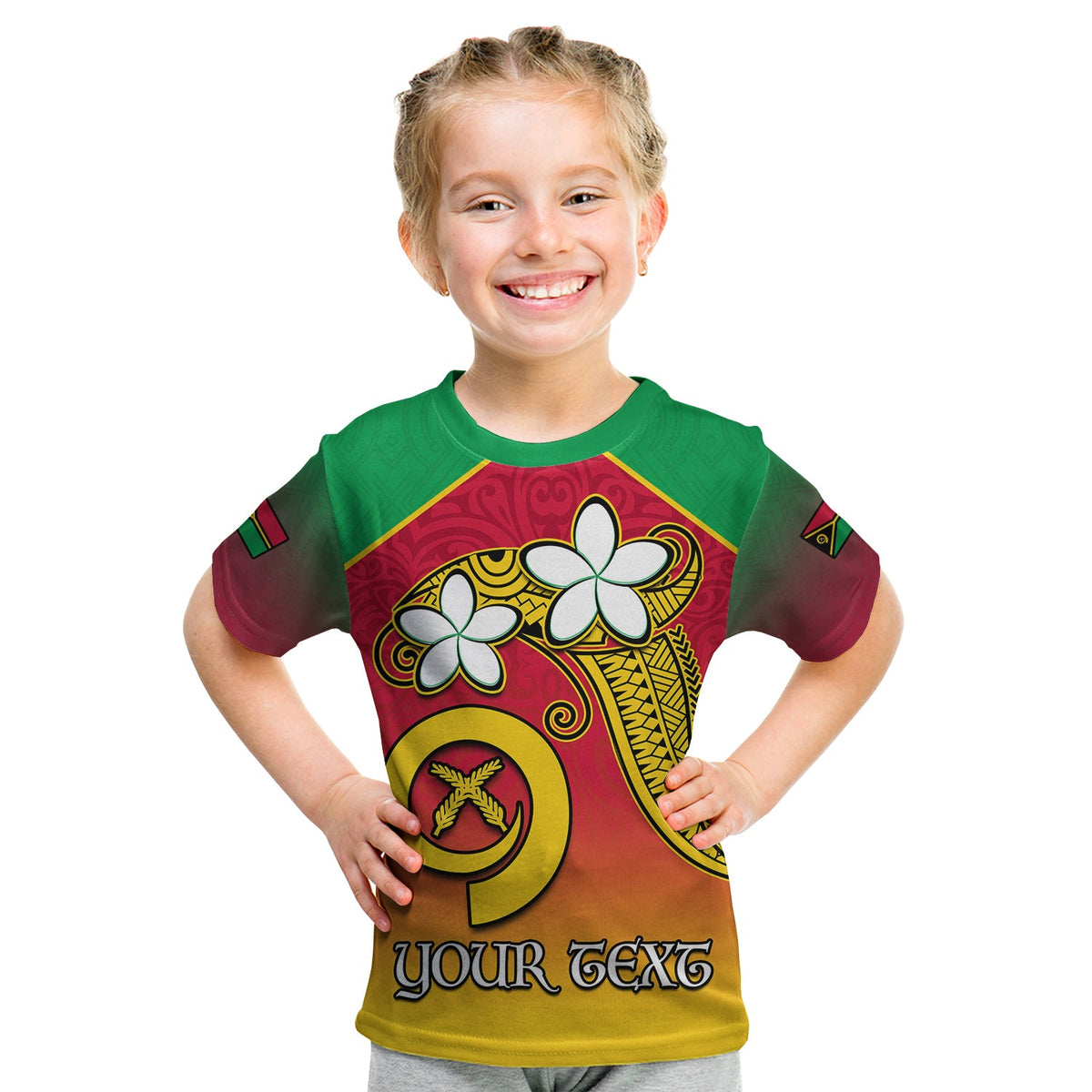 Custom Vanuatu Novelty T Shirt Frangipani Tropical Spa Flower LT13 - Polynesian Pride