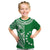 Cook Islands Tatau T Shirt KID Symbolize Passion Stars Version Green LT13 - Polynesian Pride