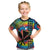 (Custom Personalised) Hawaii Rainbow Tie Dye T Shirt KID Flowers Polynesian Hawaiian Tribal LT13 - Polynesian Pride