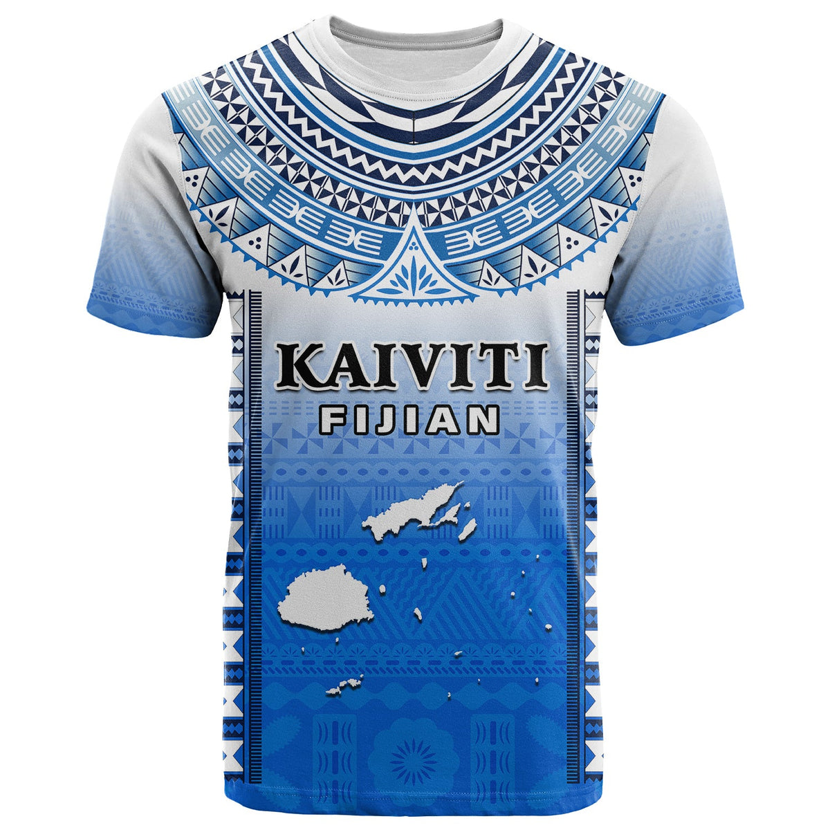 Custom Text and Number Fiji T Shirt Kaiviti Fijian Special Tapa Pattern LT14 - Polynesian Pride