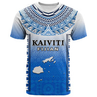 Custom Text and Number Fiji T Shirt Kaiviti Fijian Special Tapa Pattern LT14 - Polynesian Pride