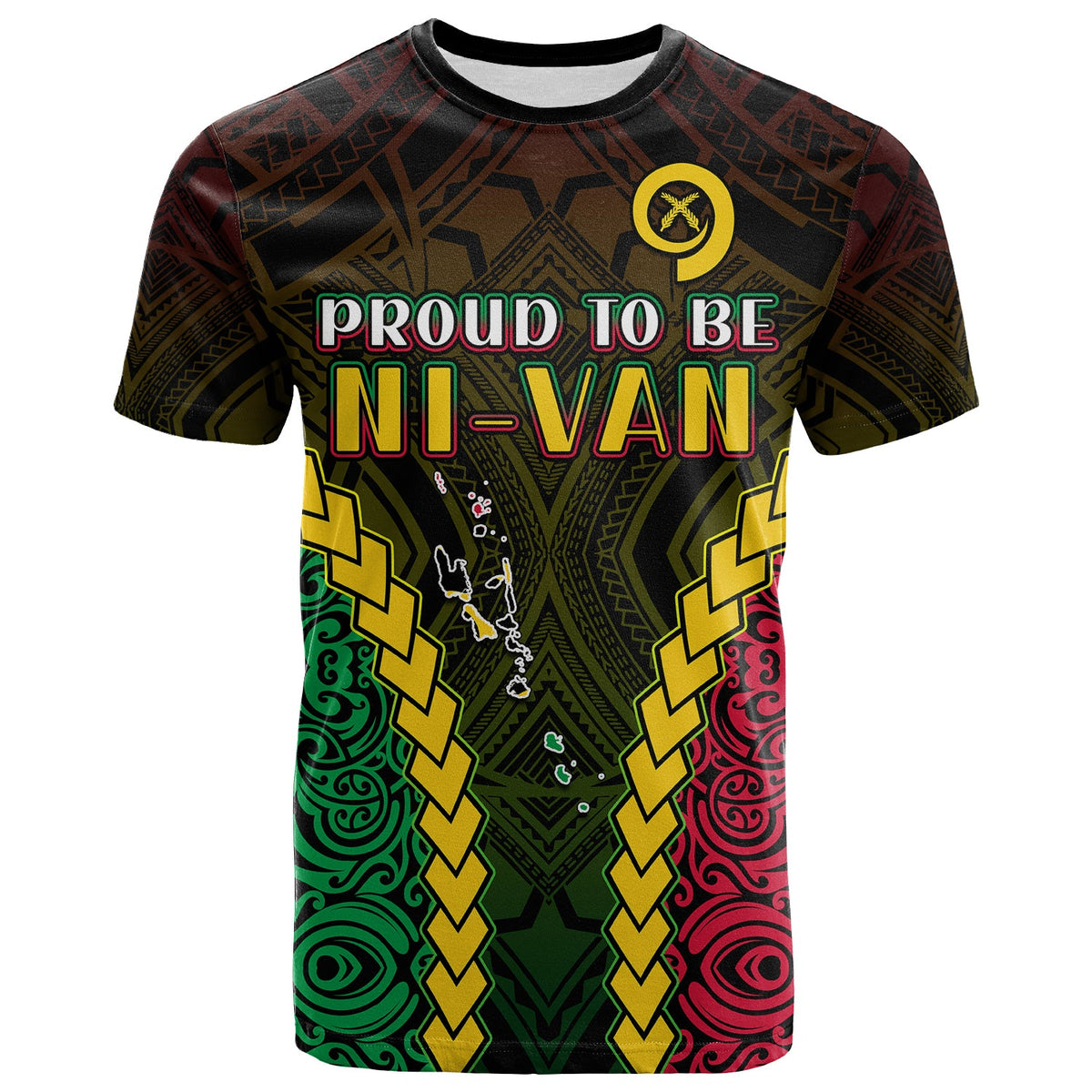 (Custom Text and Number) Vanuatu Indigenous T Shirt Proud To Be Ni Vanuatu Polynesian Pattern LT13 - Polynesian Pride