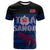 (Custom Text and Number) Toa Samoa Rugby T Shirt Uso Aso Uma Go Champions Blue LT13 - Polynesian Pride