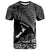 Custom New Zealand Silver Fern T Shirt Aotearoa Map Maori LT14 Black - Polynesian Pride