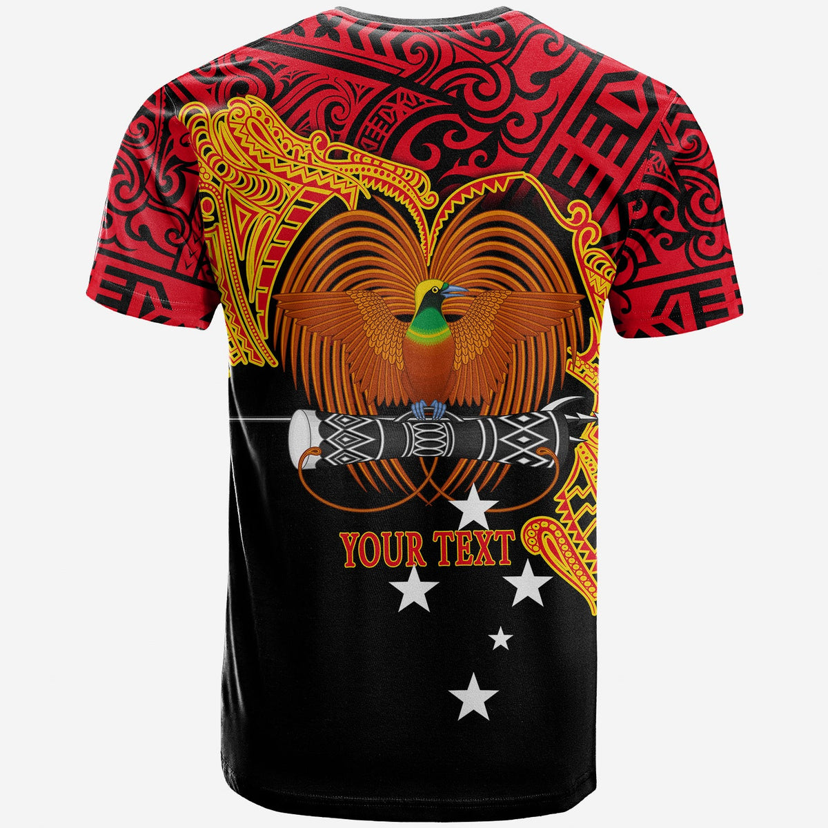 Custom Papua New Guinea T Shirt Bird of Paradise LT6 - Polynesian Pride