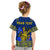 Custom Niue T Shirt Happy Constitution Day Niuean Hiapo Crab With Map LT14 - Polynesian Pride