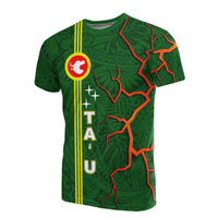 American Samoa T Shirt Tau Manua Volcanic Unisex Green - Polynesian Pride